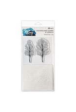 RANGER RANGER SIMON HURLEY CREATE ETHEREAL TREES CLEAR STAMP & STENCIL SET