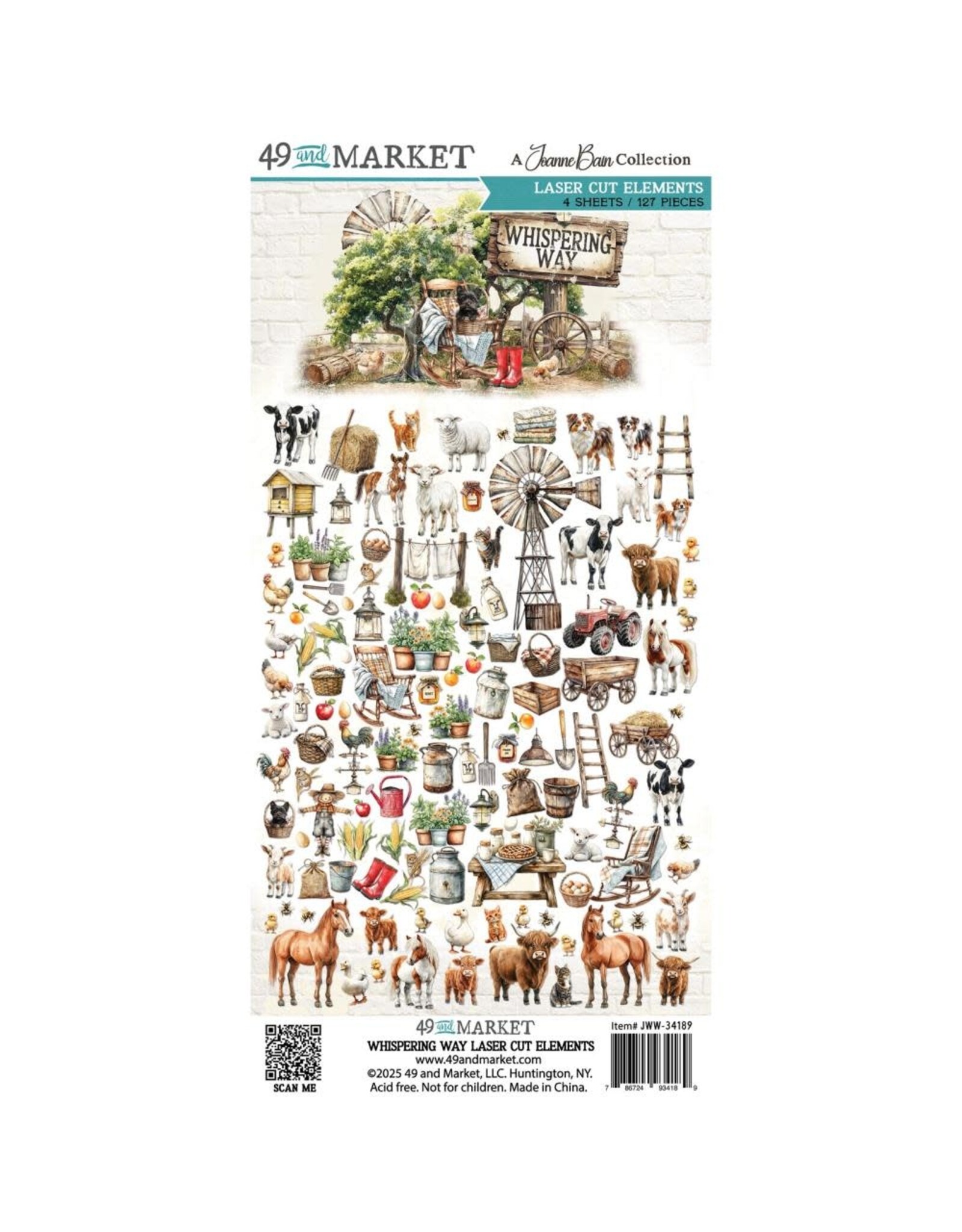 49 AND MARKET 49 AND MARKET WHISPERING WAY 6x12 LASER CUT ELEMENTS