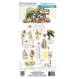 49 AND MARKET 49 AND MARKET WHISPERING WAY 6x12 RUB-ON TRANSFER SET 3/PK