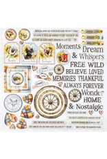 49 AND MARKET 49 AND MARKET WHISPERING WAY CHIPBOARD SET 58 PIECES