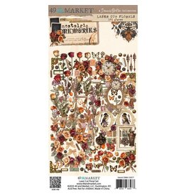 49 AND MARKET 49 AND MARKET NOSTALGIC MEMORIES 6x12 LASER CUT FLORAL