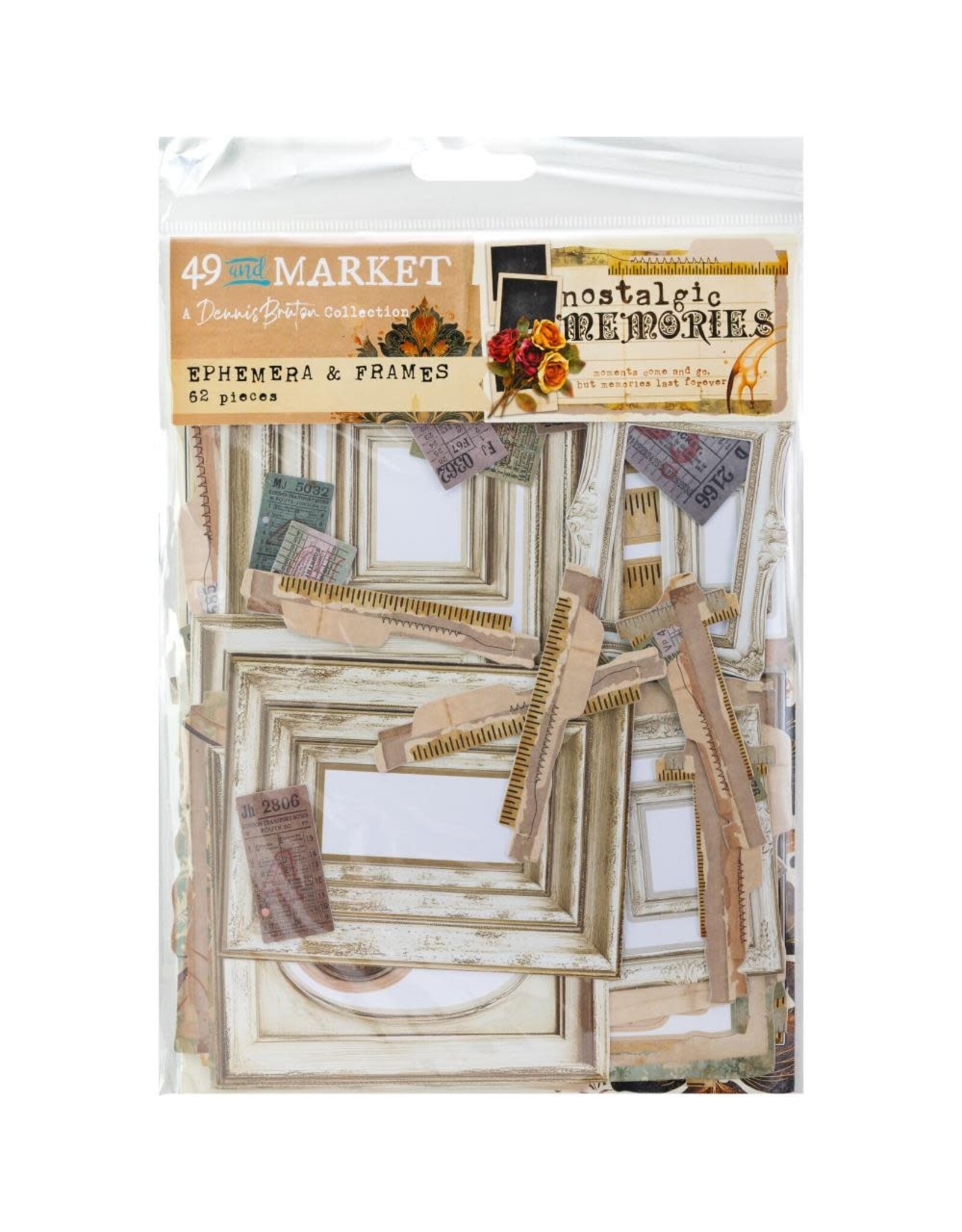 49 AND MARKET 49 AND MARKET NOSTALGIC MEMORIES FRAME SET 62 PIECES