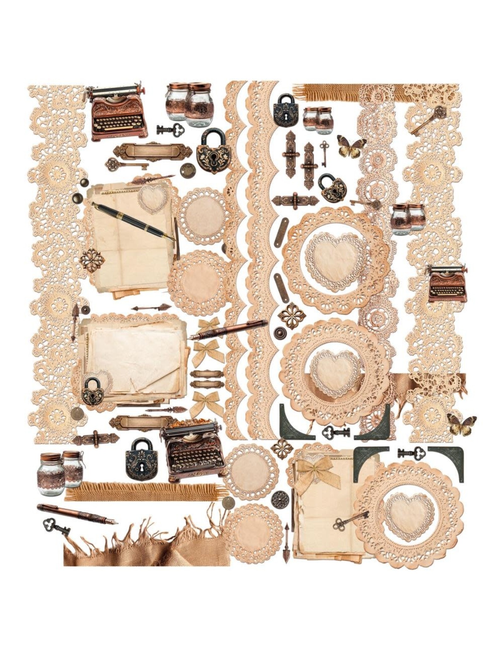 49 AND MARKET 49 AND MARKET NOSTALGIC MEMORIES 6x12 LASER CUT SET 1