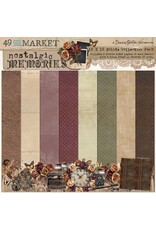 49 AND MARKET 49 AND MARKET NOSTALGIC MEMORIES SOLIDS 12x12 COLLECTION PACK