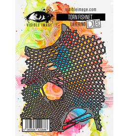 VISIBLE IMAGE VISIBLE IMAGE TORN FISHNET LAYERING DIE