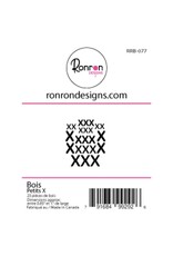 RONRON DESIGNS RONRON DESIGNS PETITS X WOOD PIECES