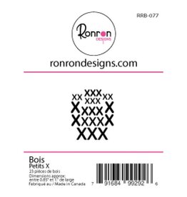 RONRON DESIGNS RONRON DESIGNS PETITS X WOOD PIECES