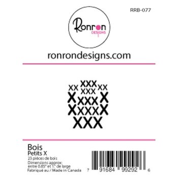 RONRON DESIGNS RONRON DESIGNS PETITS X WOOD PIECES
