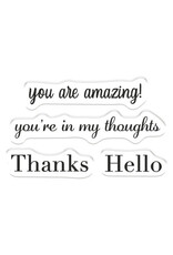 CRAFTERS COMPANION CRAFTER'S COMPANION GEMINI JUST TO SAY YOU ARE AMAZING CLEAR STAMP & DIE SET