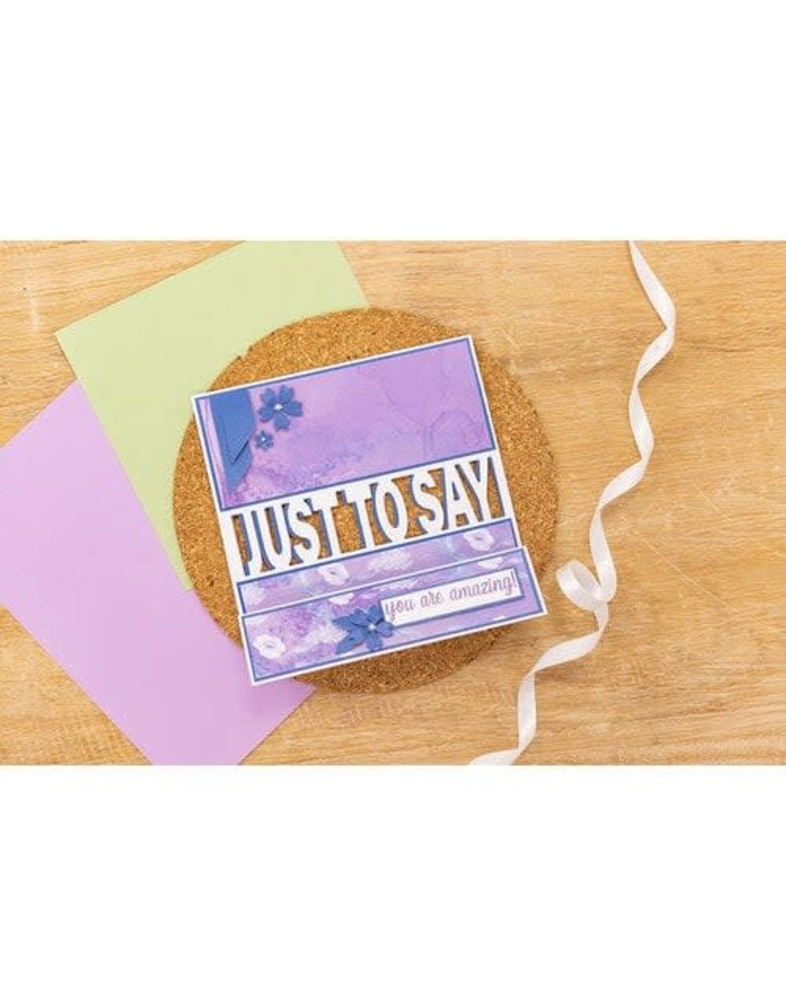 CRAFTERS COMPANION CRAFTER'S COMPANION GEMINI JUST TO SAY YOU ARE AMAZING CLEAR STAMP & DIE SET