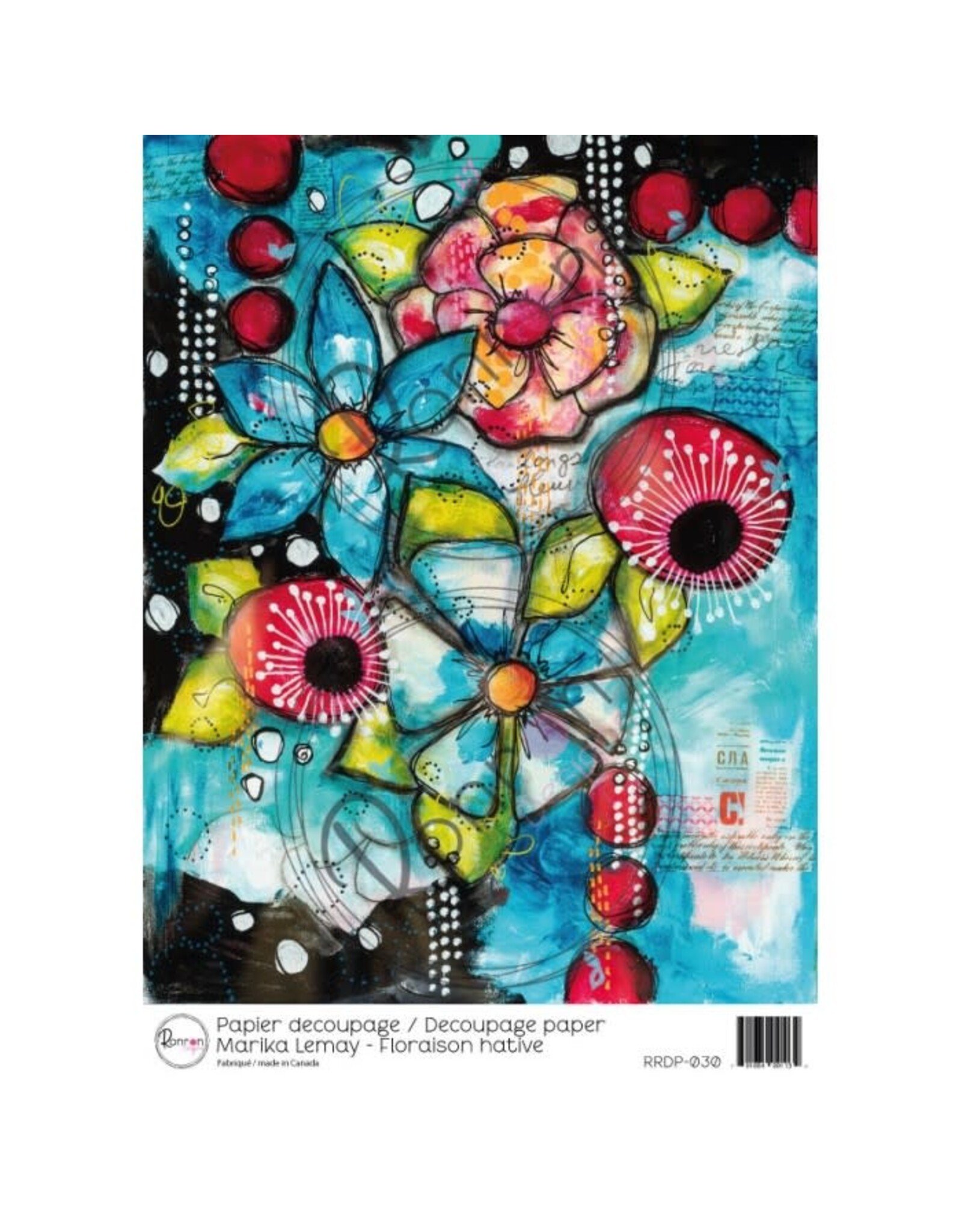 RONRON DESIGNS RONRON DESIGNS FLORAISON NATIVE RICE PAPER