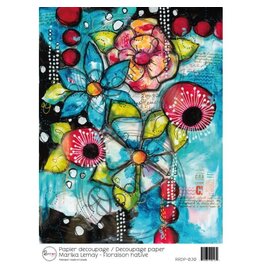 RONRON DESIGNS RONRON DESIGNS FLORAISON NATIVE RICE PAPER