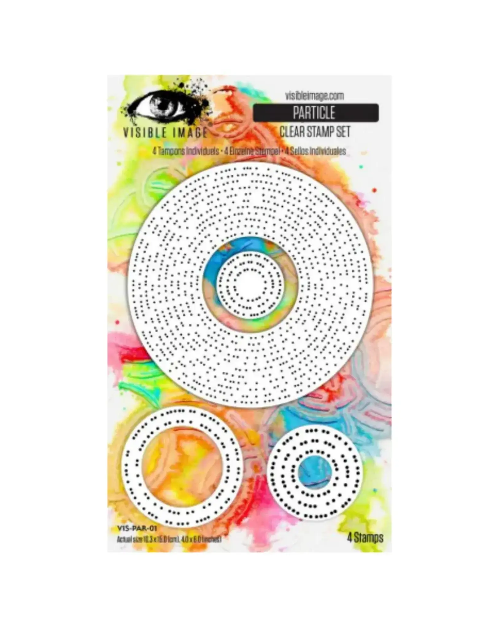 VISIBLE IMAGE VISIBLE IMAGE PARTICLE CLEAR STAMP SET