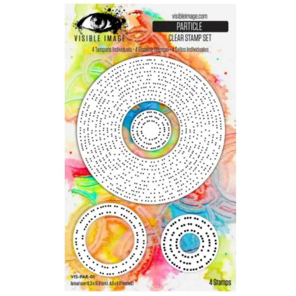 VISIBLE IMAGE VISIBLE IMAGE PARTICLE CLEAR STAMP SET