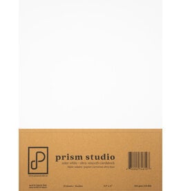 PRISM STUDIO PRISM STUDIO 8.5x11 ULTRA-SMOOTH 110lb CARDSTOCK - SOLAR WHITE 25/PK