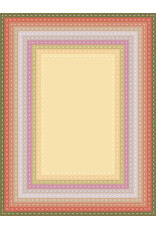 PRISM STUDIO PRISM STUDIO CHROMA-CUTS NESTING DIE SET: STITCHED RECTANGLES DIE SET