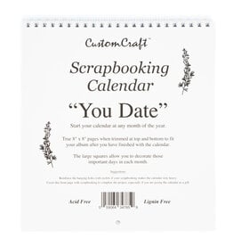 CUSTOM CRAFTS CUSTOM CRAFTS YOU DATE 8x8 CALENDAR
