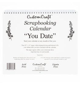 CUSTOM CRAFTS CUSTOM CRAFTS YOU DATE 8.5X11 CALENDAR