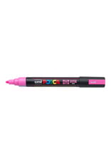 POSCA UNI POSCA FLUORESCENT PINK OPAQUE WATER-BASED MEDIUM TIP PAINT MARKER