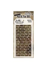 STAMPERS ANONYMOUS STAMPERS ANONYMOUS TIM HOLTZ BRICKED LAYERING STENCIL