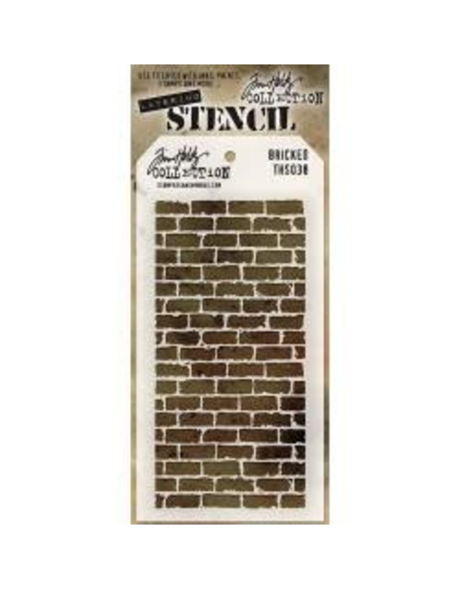 STAMPERS ANONYMOUS TIM HOLTZ BRICKED LAYERING STENCIL