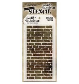 STAMPERS ANONYMOUS STAMPERS ANONYMOUS TIM HOLTZ BRICKED LAYERING STENCIL