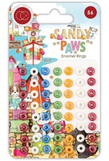 CRAFT CONSORTIUM CRAFT CONSORTIUM SANDY PAWS ENAMEL RINGS