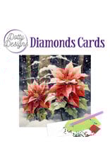 FIND IT FIND IT DOTTY DESIGNS POINSETTIA DIAMOND CARD KIT