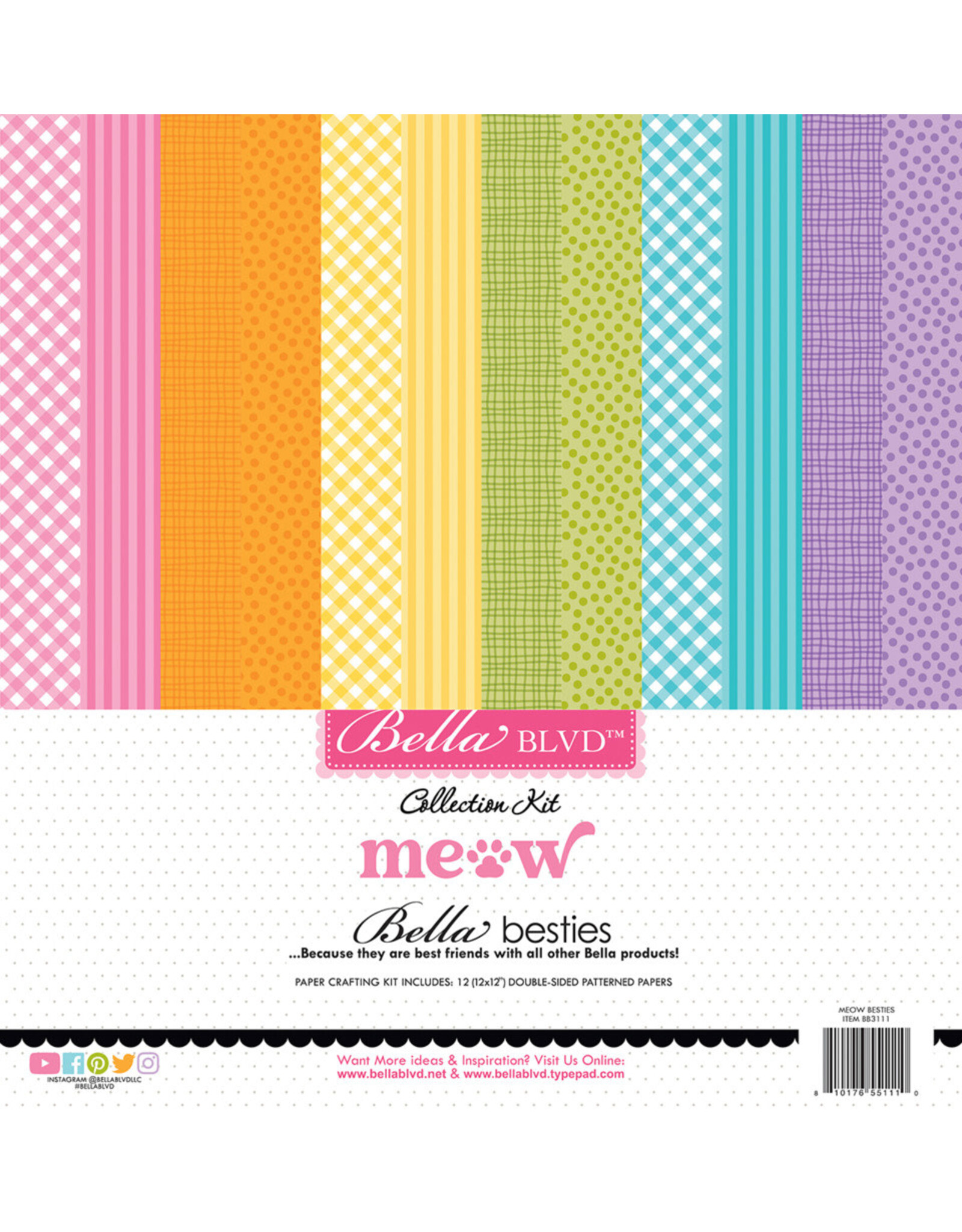 BELLA BLVD BELLA BLVD MEOW 12x12 COLLECTION KIT
