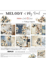 CRAFT O'CLOCK CRAFT O'CLOCK MELODY OF MY SOUL 12x12 PAPER PAD 6 SHEETS