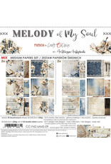 CRAFT O'CLOCK CRAFT O'CLOCK MELODY OF MY SOUL 8x8 MIX PAPER PAD 24 SHEETS