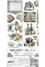 CRAFT O'CLOCK CRAFT O'CLOCK MELODY OF MY SOUL EXTRAS SET - MIX 6x12 COLLECTION PACK 18 SHEETS