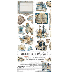 CRAFT O'CLOCK CRAFT O'CLOCK MELODY OF MY SOUL EXTRAS SET - MIX 6x12 COLLECTION PACK 18 SHEETS