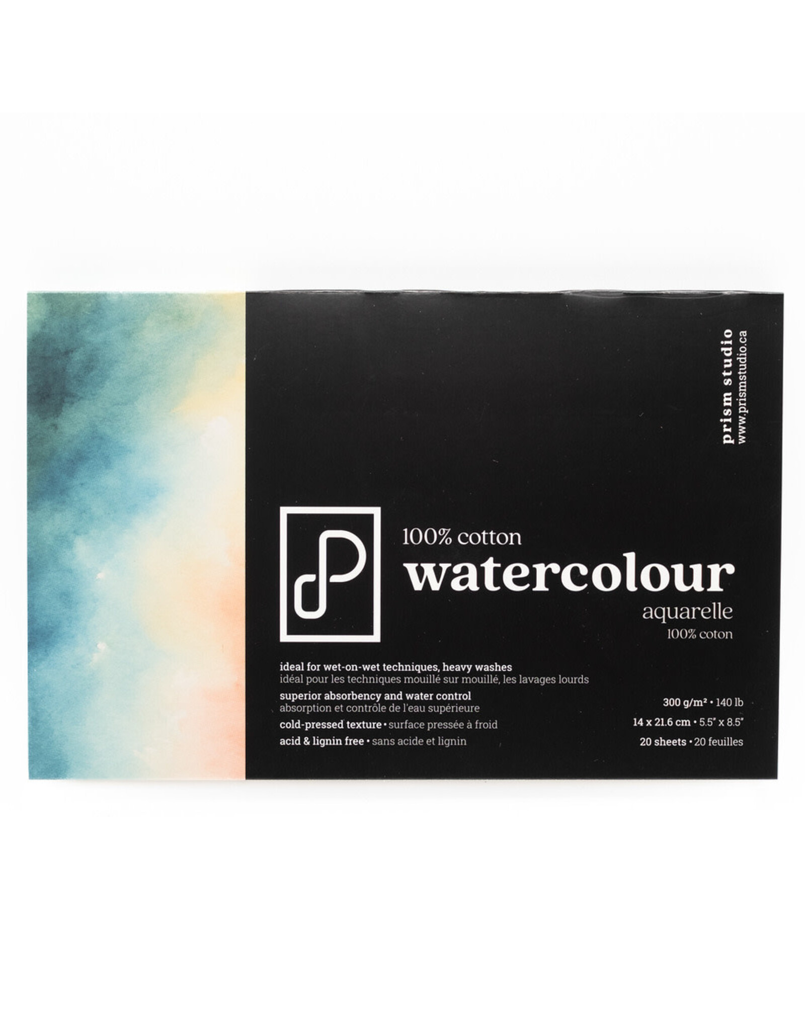 PRISM STUDIO PRISM STUDIO WATERCOLOUR BLOCK 5.5x8.5