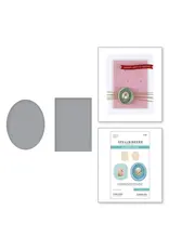 SPELLBINDERS SPELLBINDERS HOLIDAY MAGIC COLLECTION FRAME INSERTS ETCHED DIE SET