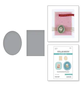 SPELLBINDERS SPELLBINDERS HOLIDAY MAGIC COLLECTION FRAME INSERTS ETCHED DIE SET