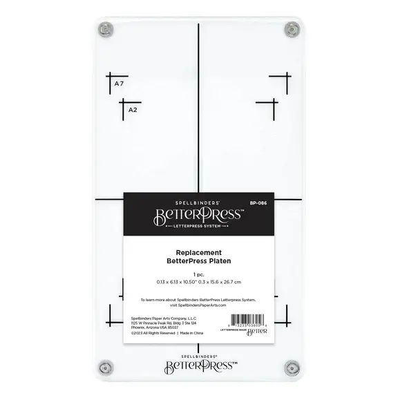 SPELLBINDERS SPELLBINDERS BETTERPRESS REPLACEMENT PLATEN
