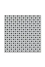 HERO ARTS HERO ARTS MINI HEARTS BOLD PRINTS 6x6 CLING STAMP