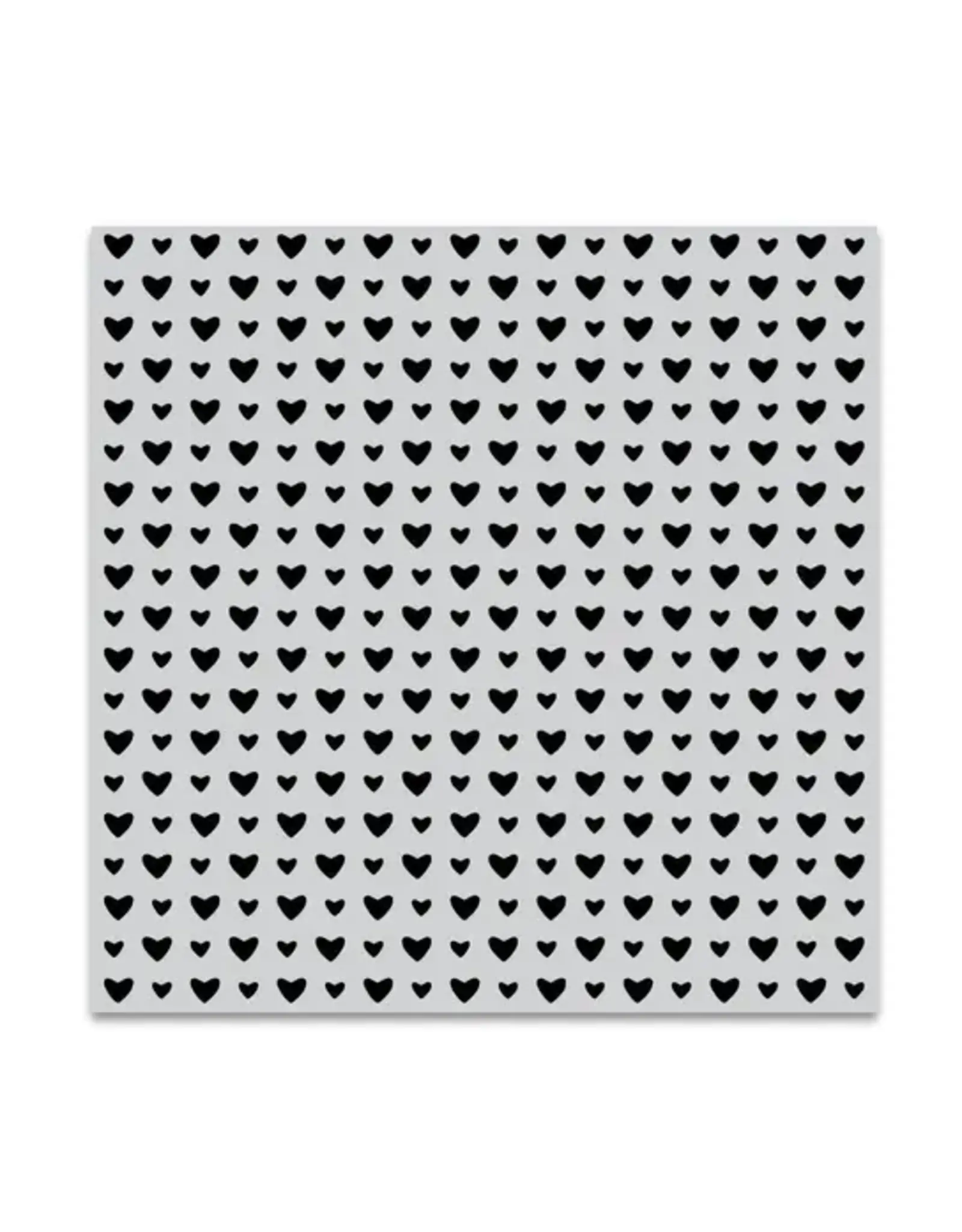 HERO ARTS HERO ARTS MINI HEARTS BOLD PRINTS 6x6 CLING STAMP