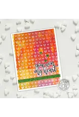 HERO ARTS HERO ARTS MINI HEARTS BOLD PRINTS 6x6 CLING STAMP