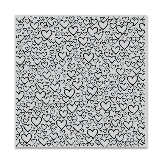 HERO ARTS HERO ARTS BURSTING WITH LOVE BOLD PRINTS 6x6 CLING STAMP