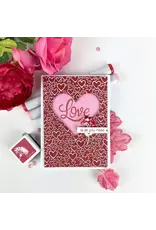 HERO ARTS HERO ARTS BURSTING WITH LOVE BOLD PRINTS 6x6 CLING STAMP