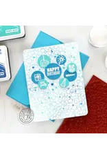 HERO ARTS HERO ARTS BUBBLE CELEBRATION BOLD PRINTS 6x6 CLING STAMP