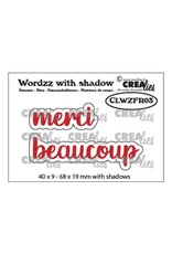 CREALIES CRAFTLINES CREALIES WORDZZ MERCI BEAUCOUP SHADOW DIE