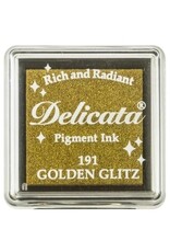 TSUKINEKO TSUKINEKO DELICATA PIGMENT MINI INK PAD GOLDEN GLITZ