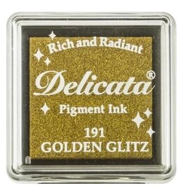 TSUKINEKO TSUKINEKO DELICATA PIGMENT MINI INK PAD GOLDEN GLITZ