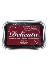 TSUKINEKO TSUKINEKO DELICATA PIGMENT INK PAD RUBY RED