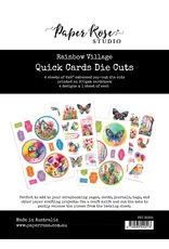 PAPER ROSE PAPER ROSE RAINBOW VILLAGE QUICK CARDS DIE CUTS