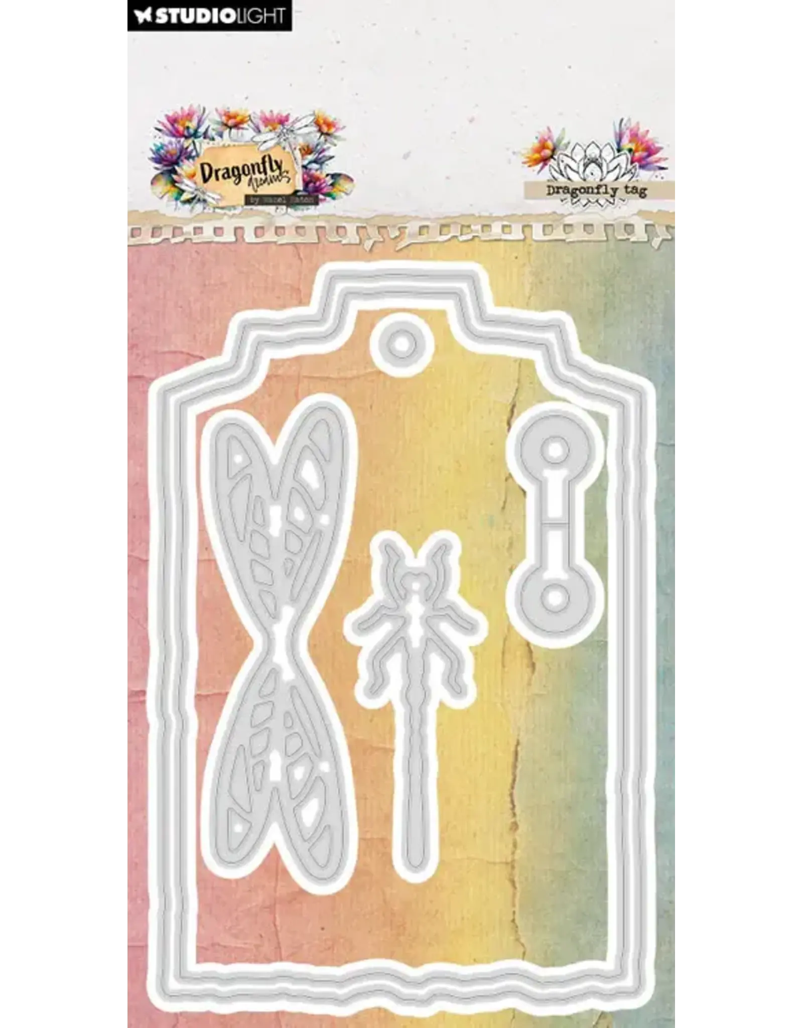 STUDIOLIGHT STUDIOLIGHT HAZEL EATON DRAGONFLY DREAMS DRAGONFLY TAG DIE SET