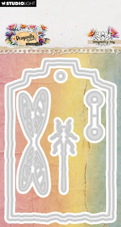 STUDIOLIGHT STUDIOLIGHT HAZEL EATON DRAGONFLY DREAMS DRAGONFLY TAG DIE SET